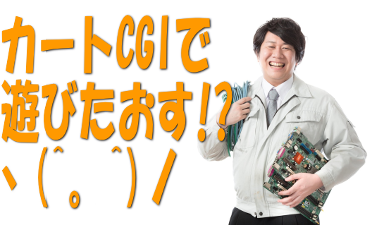 ショッピングカートCGIで遊ぼう!